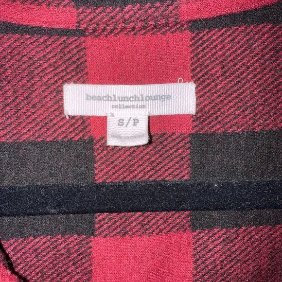 beachlunchlounge Red and Black Checkered Shirt - Picture 2 of 5